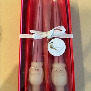Santa Claus Taper Candles | Anthropologie